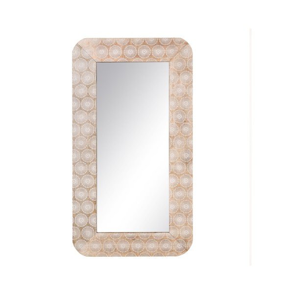 Sieninis veidrodis su medžio masyvo rėmu 50,5x91 cm – Ixia