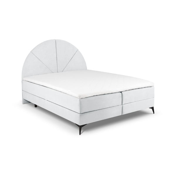 Šviesiai pilka lova su dėže 180x200 cm Sunset - Cosmopolitan Design