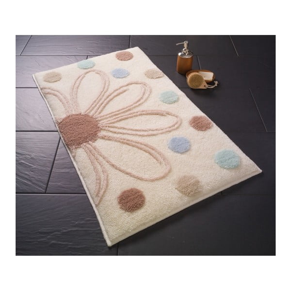 Smėlio spalvos vonios kilimėlis Confetti Bathmats Allinda, 55 x 60 cm