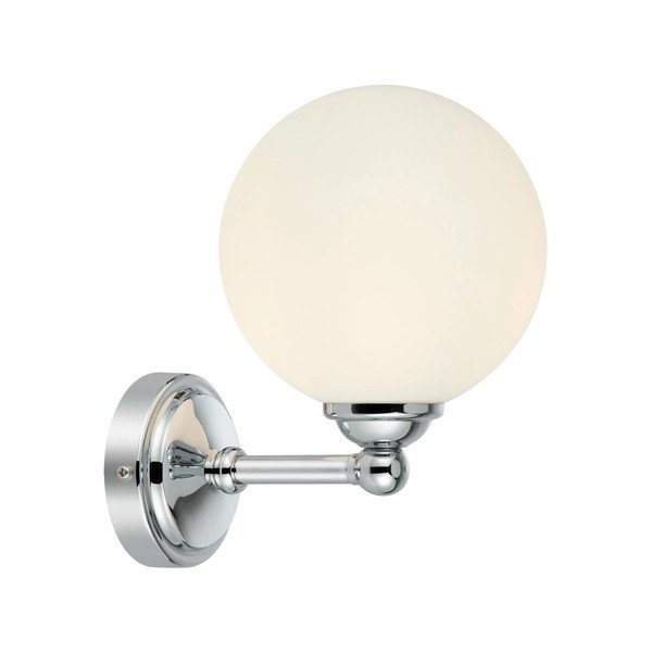 Baltos spalvos/sidabrinės spalvos sieninė lempa Tropea – Markslöjd