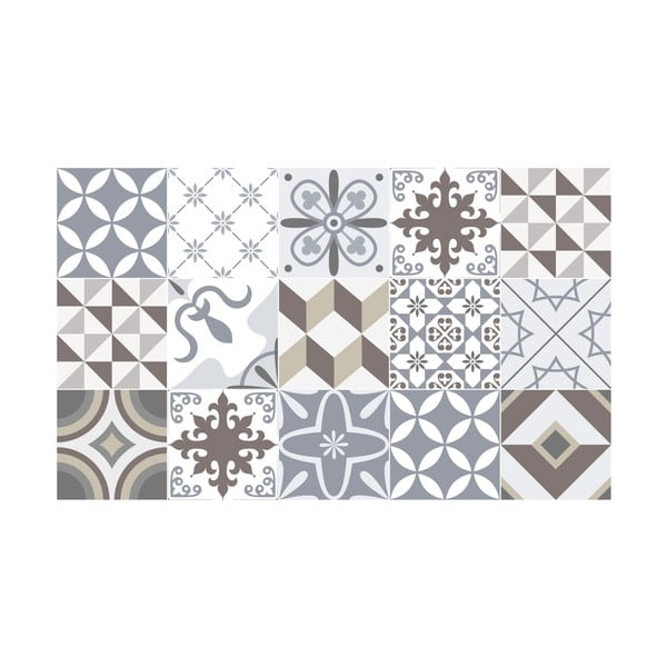 Vandeniui atsparus grindų lipdukas Ambiance Brown Style, 100 x 60 cm-image-2