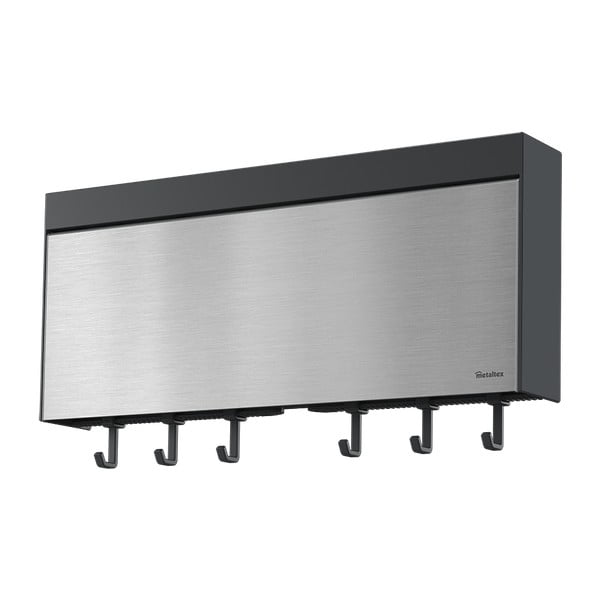 Sieninis laikiklis virtuviniams popieriniams rankšluosčiams ir folijai Metaltex Tango Inox-image-4