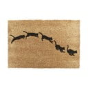 Iš kokoso pluošto grindų kilimėlis 40x60 cm Jumping Cats – Artsy Doormats