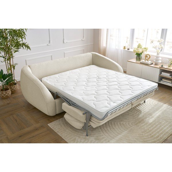 Sulankstoma sofa smėlio spalvos 235 cm Cezanne – Bobochic Paris-image-1