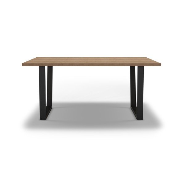 Valgomojo stalas su ąžuoliniu stalviršiu 100x180 cm Francesca - Marckeric-image-2