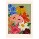 Plakatas 50x70 cm Flowers on Sage Green – Carla Llanos – The Poster Club