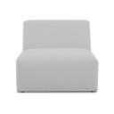 Iš boucle modulinė sofa baltos spalvos (modulinė) Roxy – Scandic