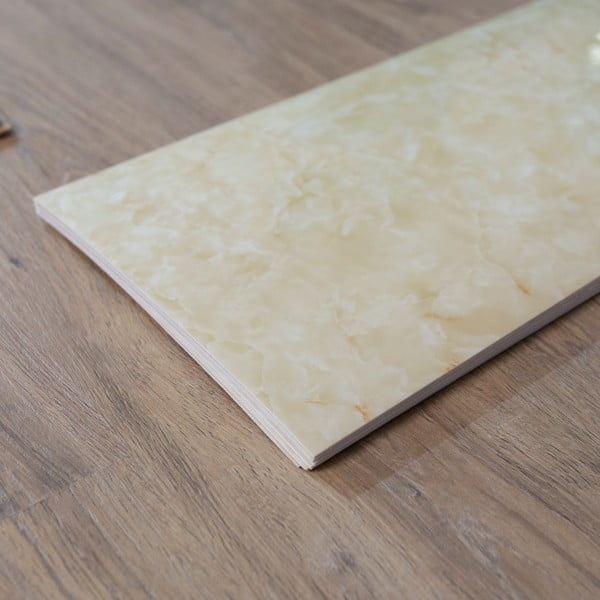 Lipnios plokštės komplekte 6 vnt. ant sienos 60x30 cm Cream Onyx – SP TREND-image-1