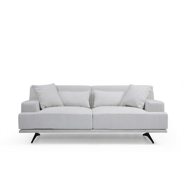 Sofa šviesiai pilkos spalvos 200 cm Bentley – Balcab Home