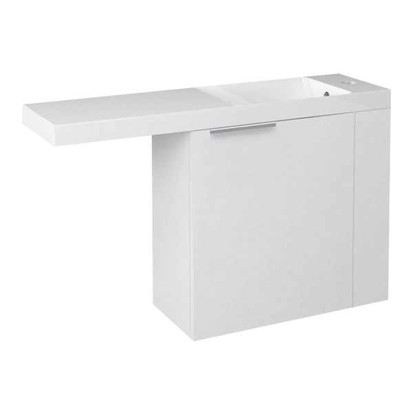 Pakabinama spintelė be kriauklės baltos spalvos 50x50 cm Latus Vi – Sapho