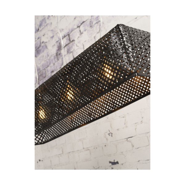 Juodas bambuko pakabinamas šviestuvas Good&Mojo Komodo-image-2