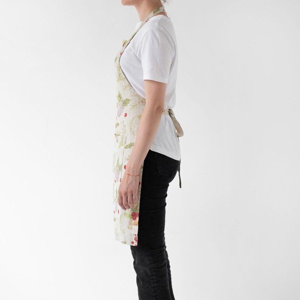 Kalėdinė lininė prijuostė Linen Tales Daily Apron Jingle Bells, 80 x 55 cm-image-1