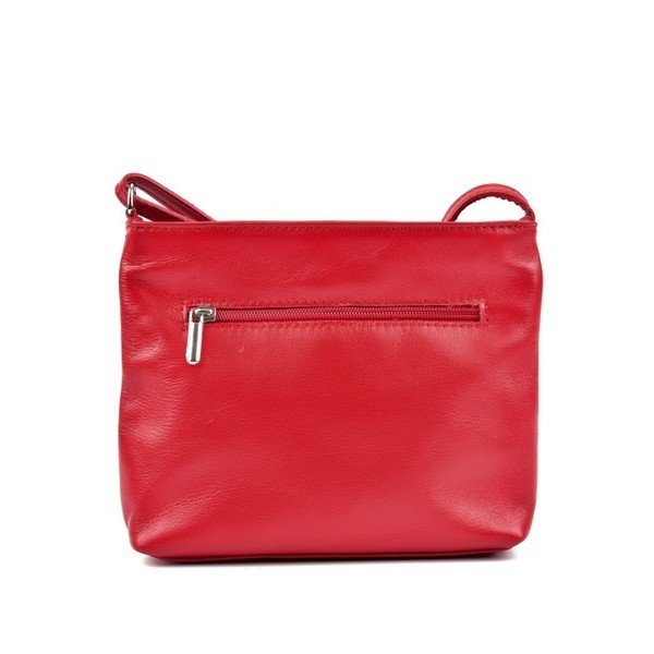 Raudona odinė rankinė Roberta M Tulum Rosso-image-2