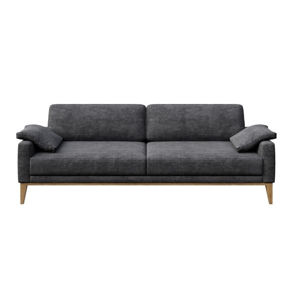 Tamsiai pilka sofa MESONICA Musso, 211 cm