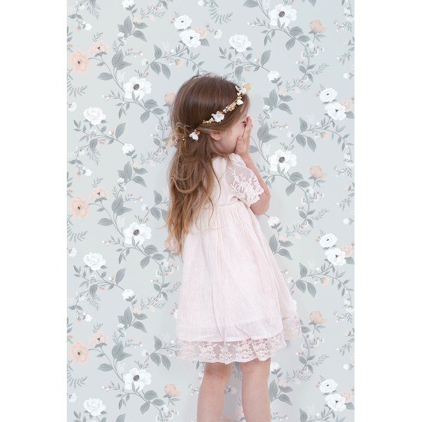 Vaikiški tapetai 10 m x 50 cm Symphony Of Roses – Lilipinso-image-2