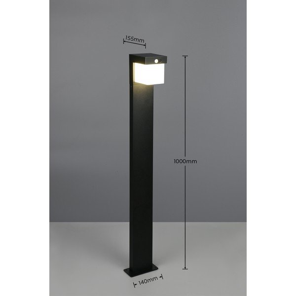 Stulpas lauko šviestuvas LED saulės baterijos (aukštis 100 cm) Colombo – Reality-image-4