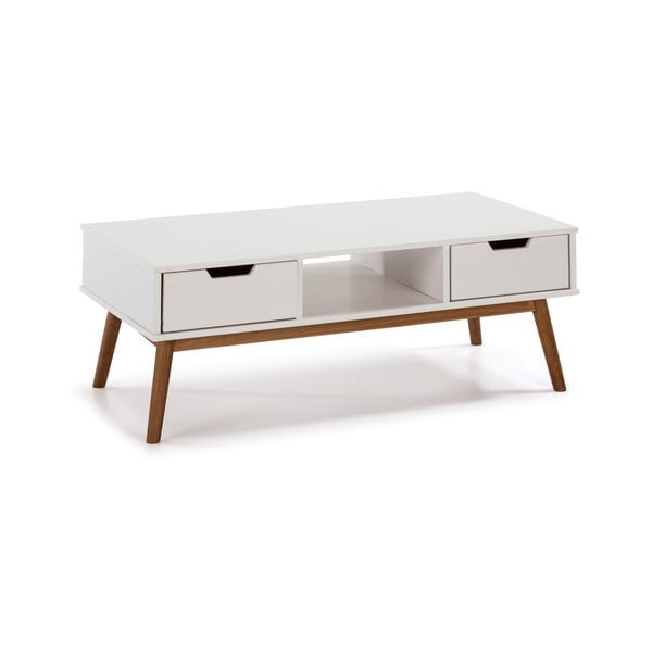 Baltas pušies masyvo žurnalinis staliukas Marckeric Baku-image-2