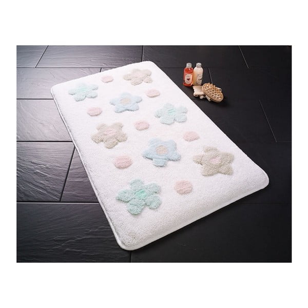Baltas vonios kilimėlis "Confetti" Vonios kilimėliai "Parion", 70 x 120 cm