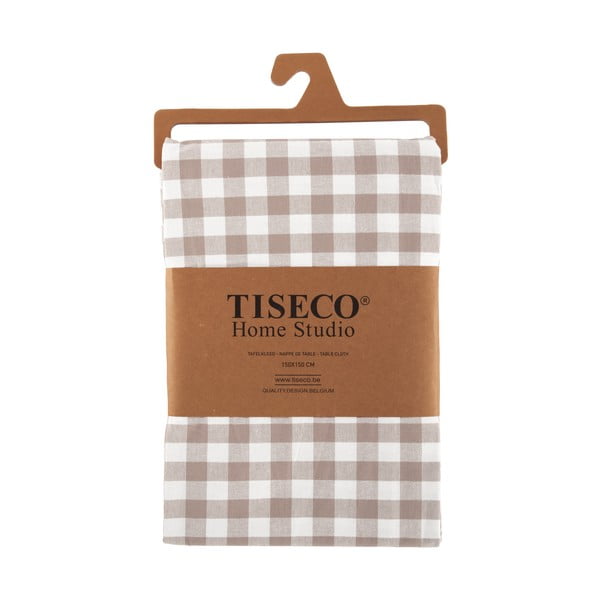 Iš medvilnės staltiesė 150x150 cm Gingham – Tiseco Home Studio-image-2