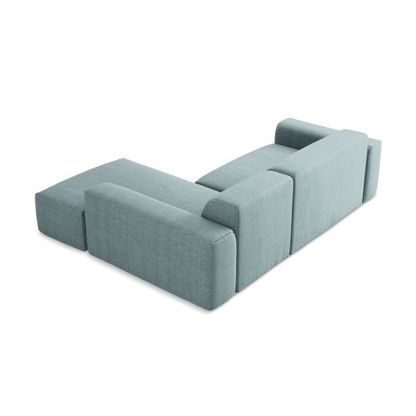 Mėlynos spalvos kampinė sofa (su dešiniuoju kampu/su gultu) Keli – Makamii-image-4