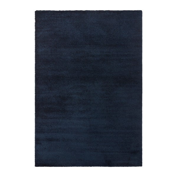 Tamsiai mėlynas kilimas Elle Decor Glow Loos, 120 x 170 cm