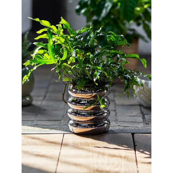Iš molio gėlių vazono dangtelis ø 16 cm Shine – Bloomingville-image-1