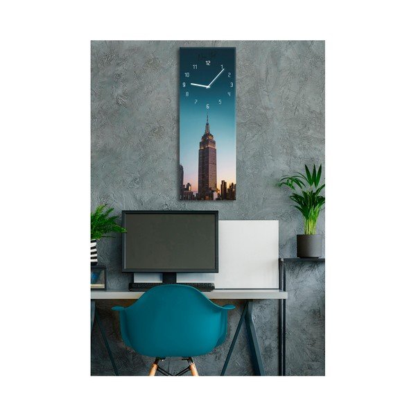 Sieninis laikrodis Styler Stiklinis laikrodis Manhattan, 20 x 60 cm-image-1