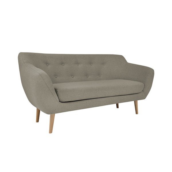 Rudos spalvos dvivietė sofa su šviesiomis kojomis Mazzini Sofas Sicile-image-2