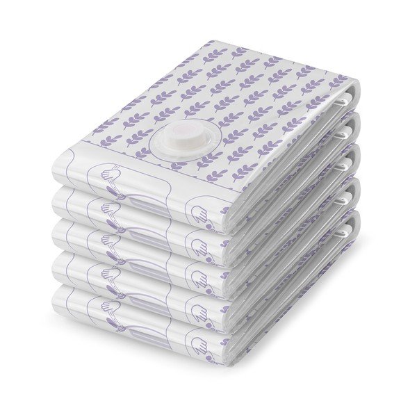 Vakuuminiai drabužių krepšiai 5 vnt. Compress Lavender – Compactor