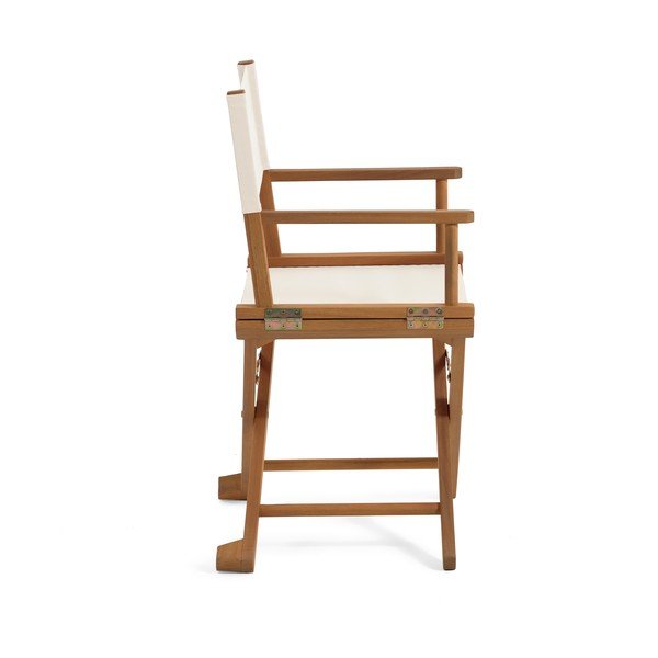 Smėlio spalvos sulankstoma lauko kėdė iš akacijos medienos Kave Home Dalisa-image-2