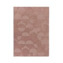 Rožinis vilnonis kilimas Flair Rugs Gigi, 160 x 230 cm