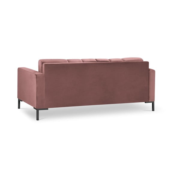 Rožinė aksominė sofa Cosmopolitan Design Bali-image-4