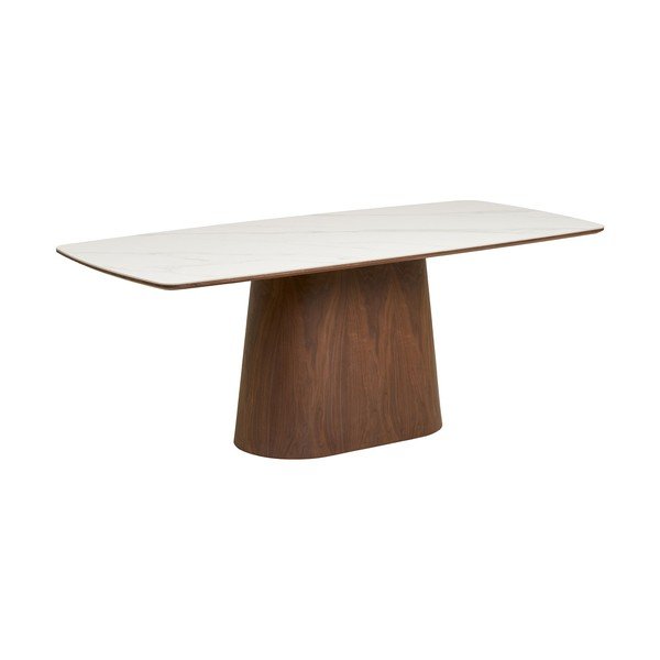 Iš keraminės plokštės valgomojo stalas 90x200 cm Noli – House Nordic-image-2