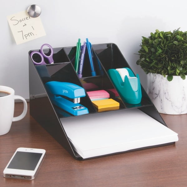 Juodas rašomojo stalo organizatorius "InterDesign Linus Desk", , 23 x 30 cm-image-1