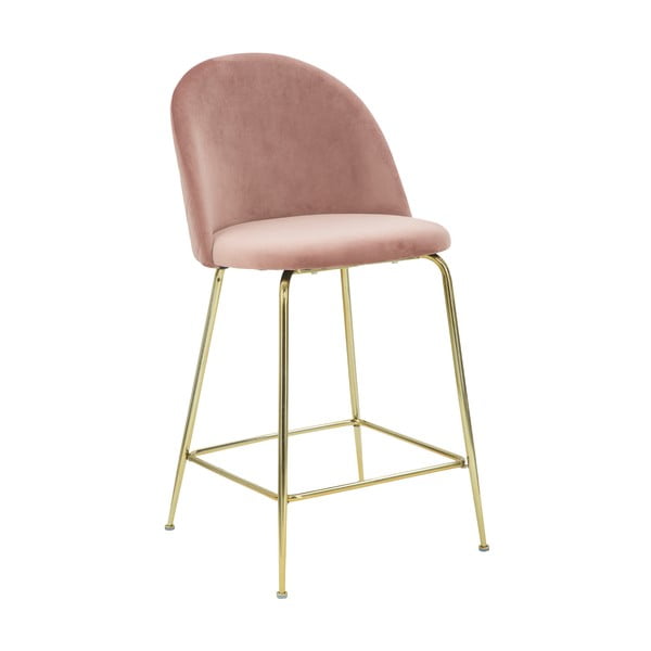 2 rožinių "Mauro Ferretti" prabangių baro kėdžių rinkinys