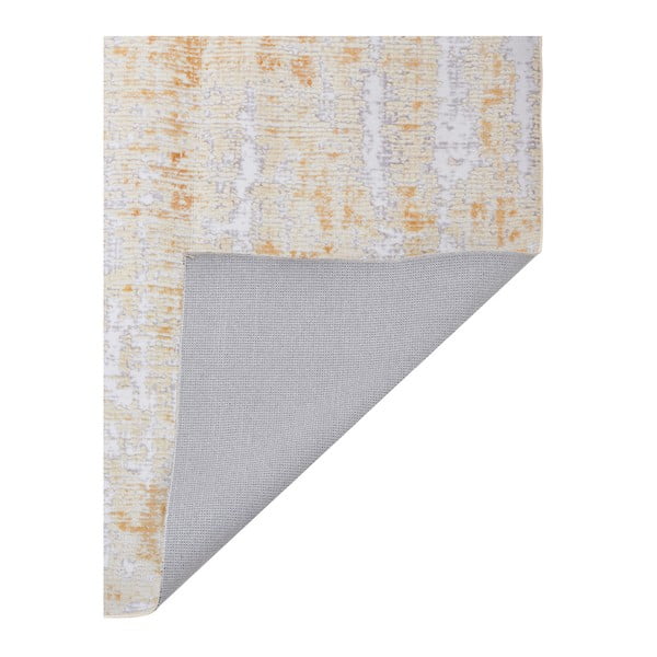 Pilkas ir geltonas kilimas Floorita Abstract, 120 x 180 cm-image-3