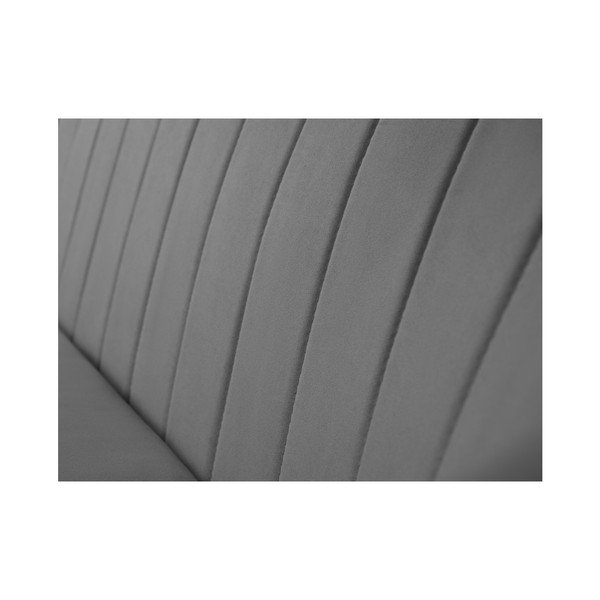 Pilka sofa trims Mazzini Sofas Toscane, juodos kojos-image-4