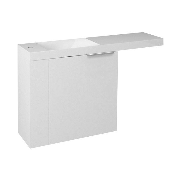 Pakabinama spintelė be kriauklės baltos spalvos 50x50 cm Latus Vi – Sapho