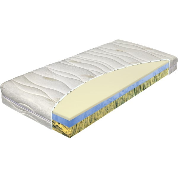 Kietų ir minkštų putų dvipusis čiužinys 120x200 cm Camille - Materasso-image-1