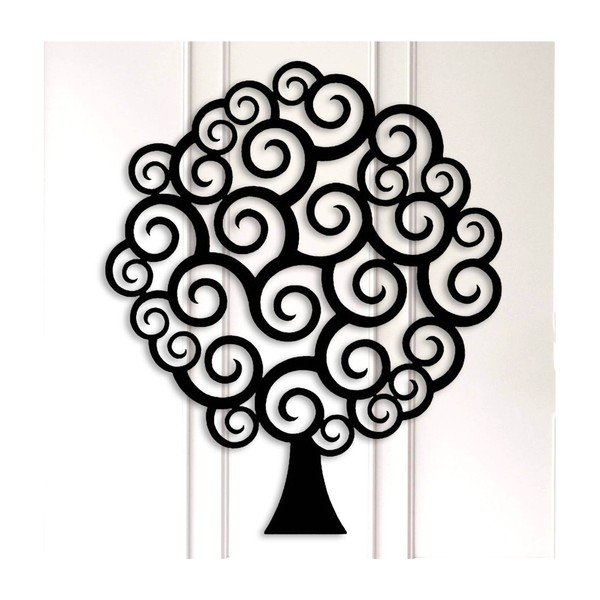 Juoda sienų dekoracija "Magic Tree