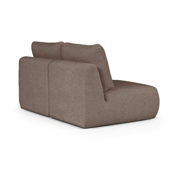Rudos spalvos iš boucle sofa 164 cm Mirel – Rodier-image-4