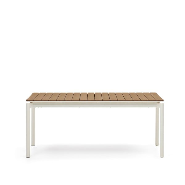Sodo valgomojo stalas iš aliuminio 100x180 cm Canyelles – Kave Home