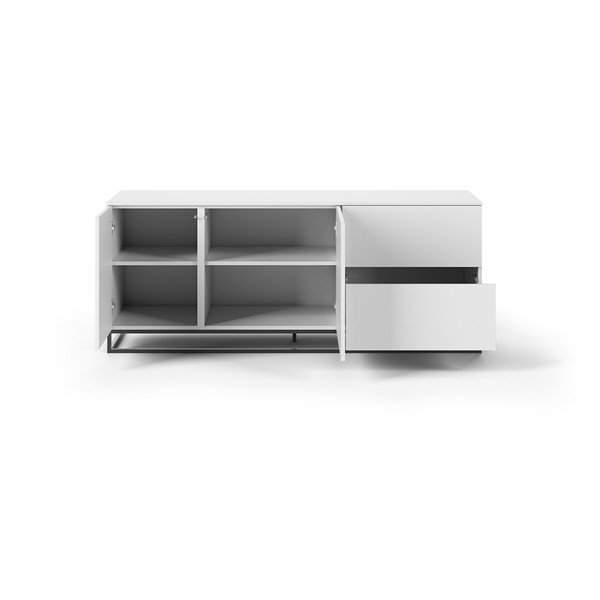 Balta komoda su juodomis metalinėmis kojomis TemaHome Join-image-4