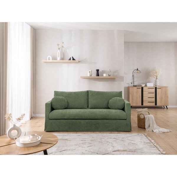Žalios spalvos sofa 195 cm Paphos – Ropez-image-3