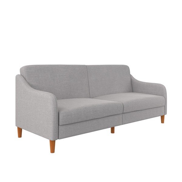 Šviesiai pilka sofa lova 196 cm Jasper - Støraa-image-2