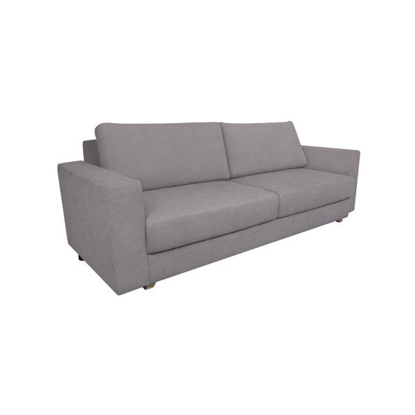Šviesiai pilka trijų vietų sofa-lova "Kooko Home Soul-image-1