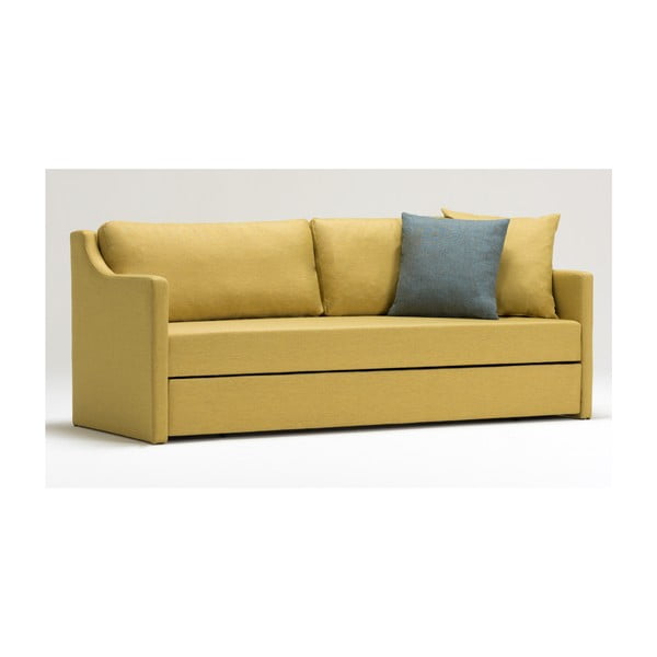 Geltona trijų vietų sofa "Balcab Home Doty
