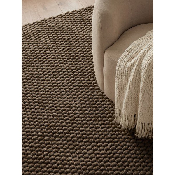 Tamsiai rudos spalvos lauko ir vidaus kilimas 80x150 cm Southwark – Ted Baker-image-3