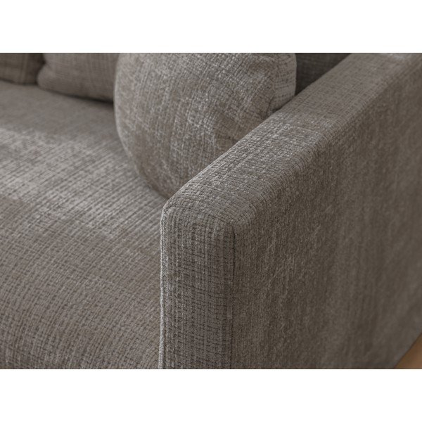 Pilkos spalvos sofa 140 cm Paphos – Ropez-image-4