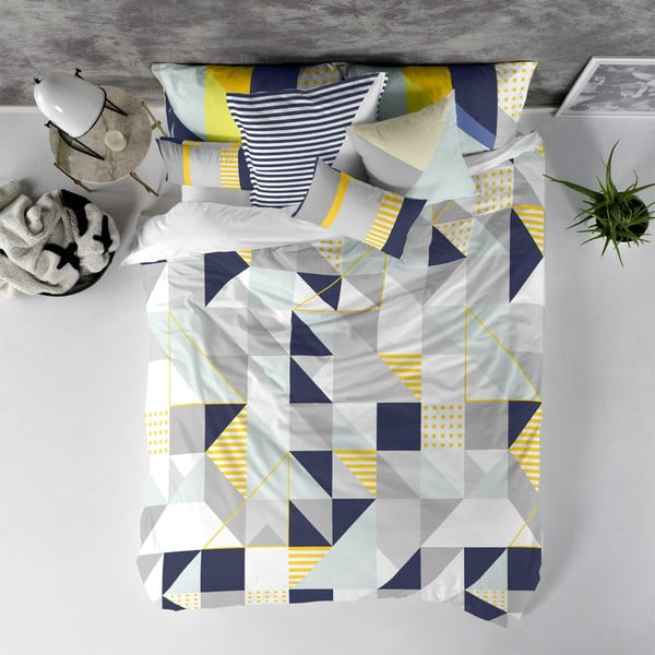 Medvilninis antklodės užvalkalas Blanc Geo, 240 x 220 cm